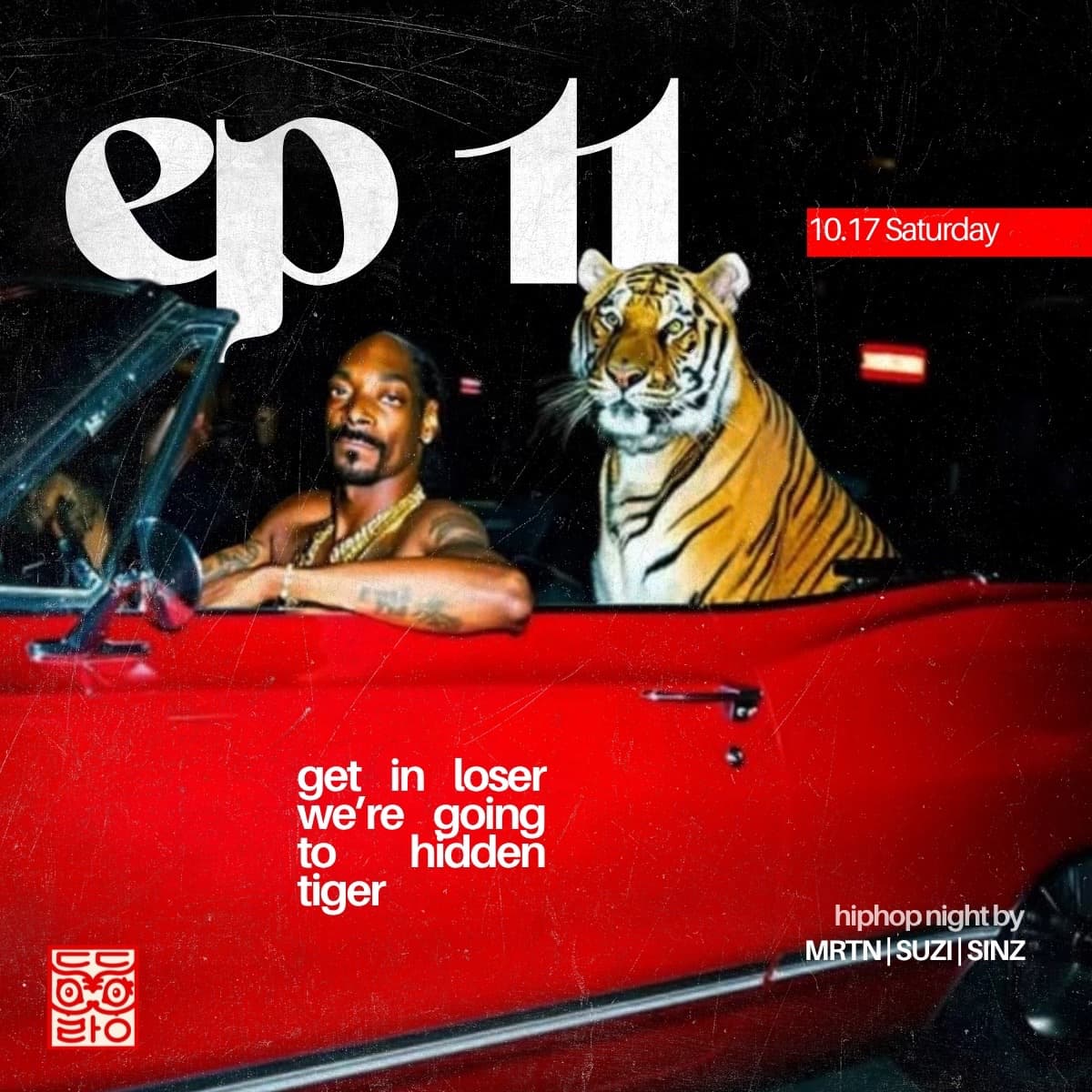 Episode 11 at Hidden Tiger flyer